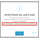Verify Phone No and Email