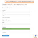 Customer registration 