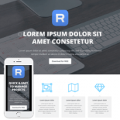 App Pro – Responsive HTML template to promote Mobile App