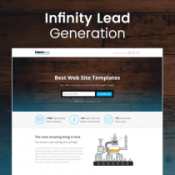 Infinity - Lead generation landing page HTML Template