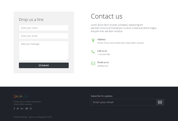 Responsive HTML template to promote Mobile App | HTML Template