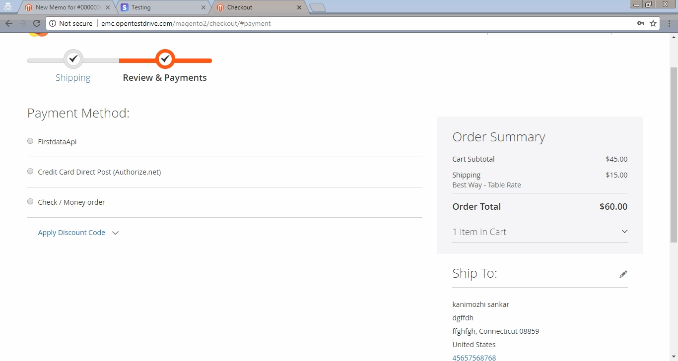 Magento 2 Payeezy First Data With Saved Cards Magento First Data